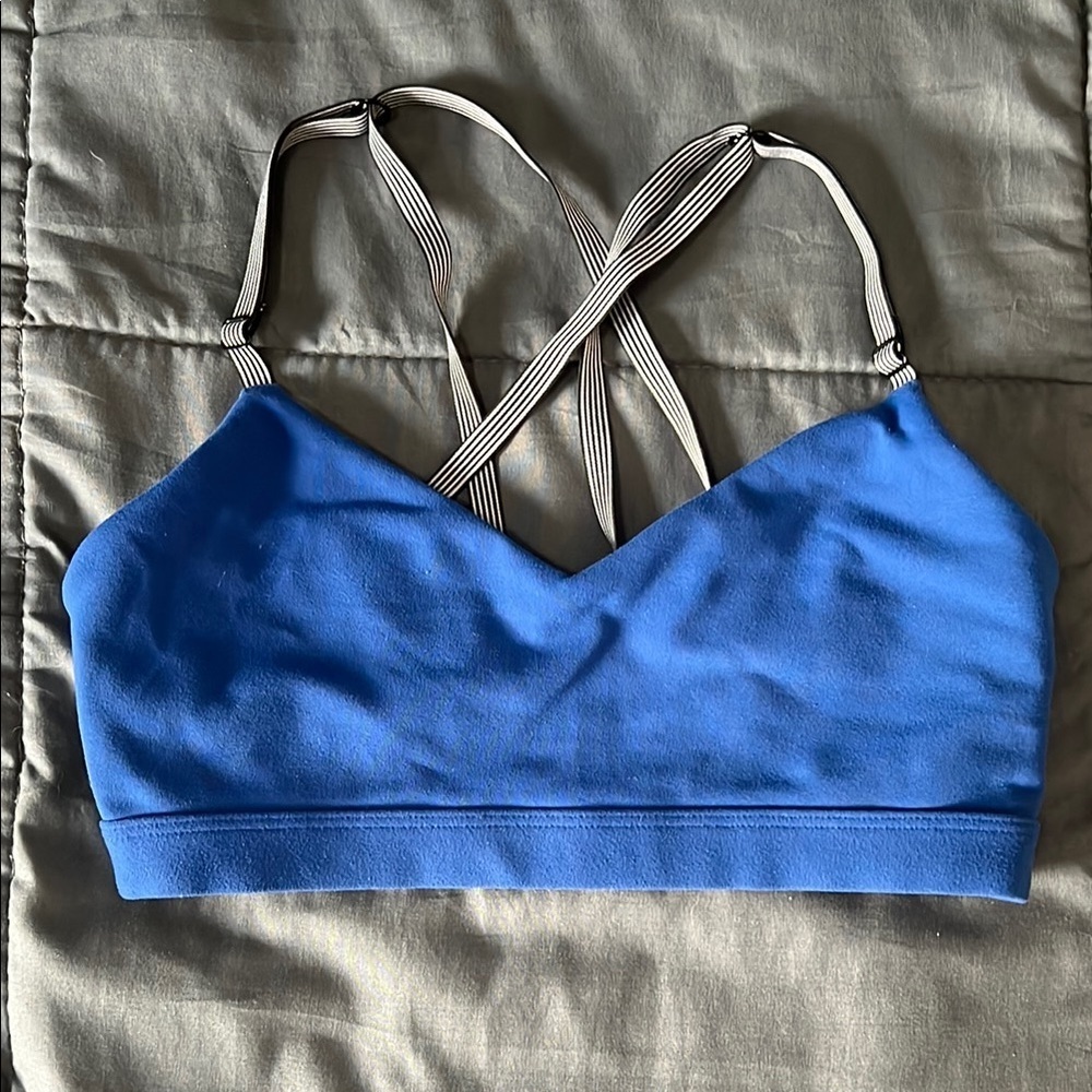 Lorna Jane Strappy Sports Bra Blue *Estimated Size XSmall